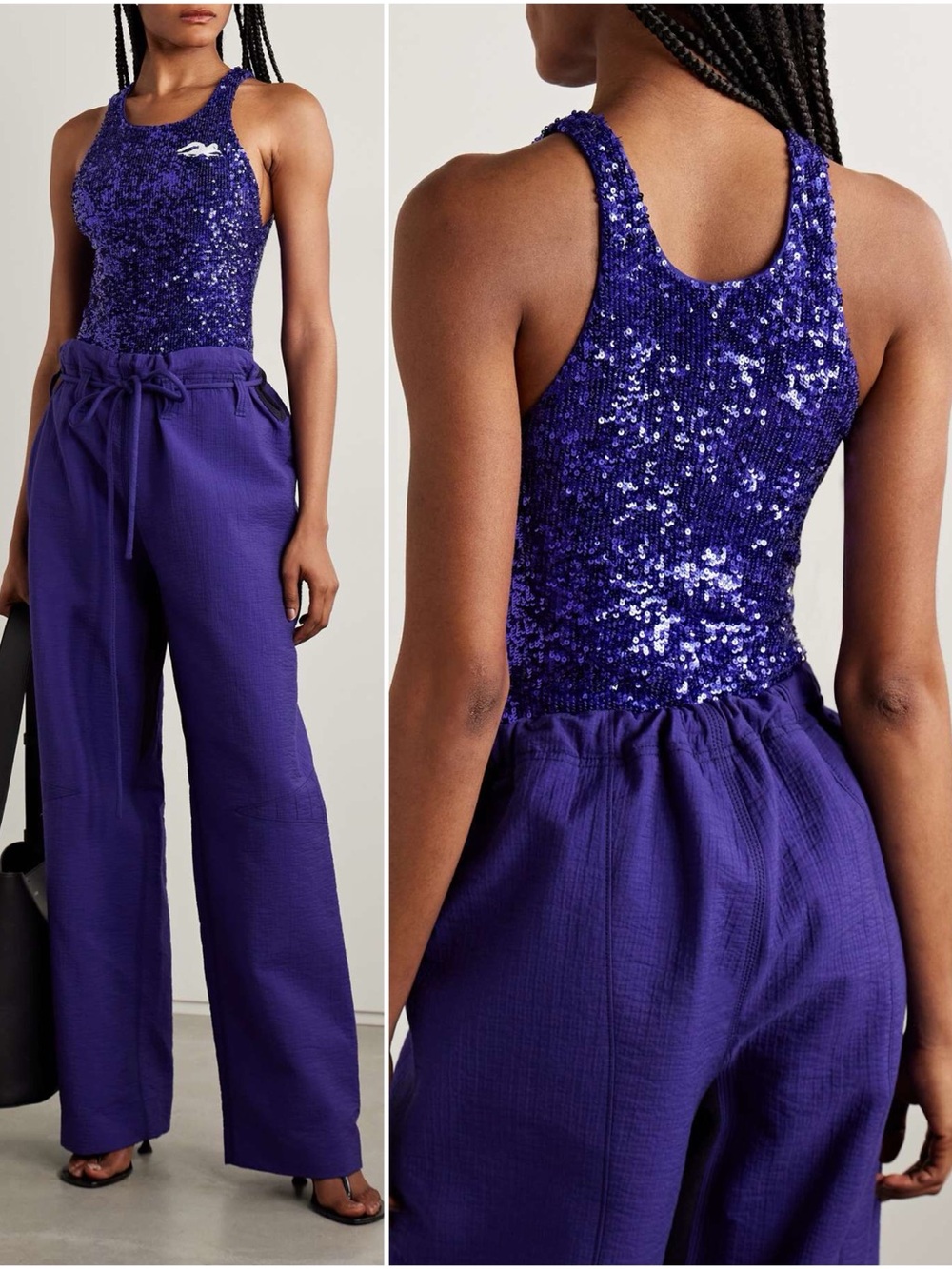 NWT Tory Burch Embellished stretch-jersey bodysuit $798 XS
